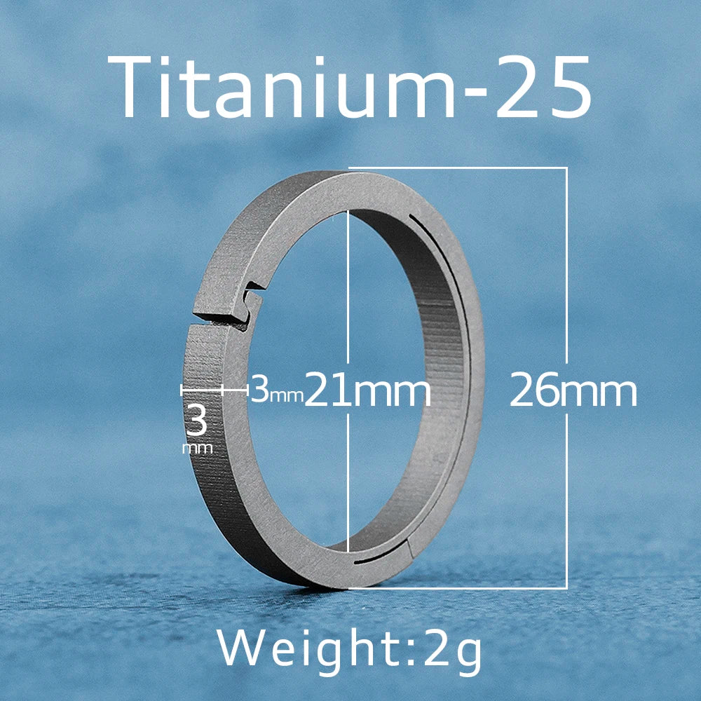 Titanium Keyring