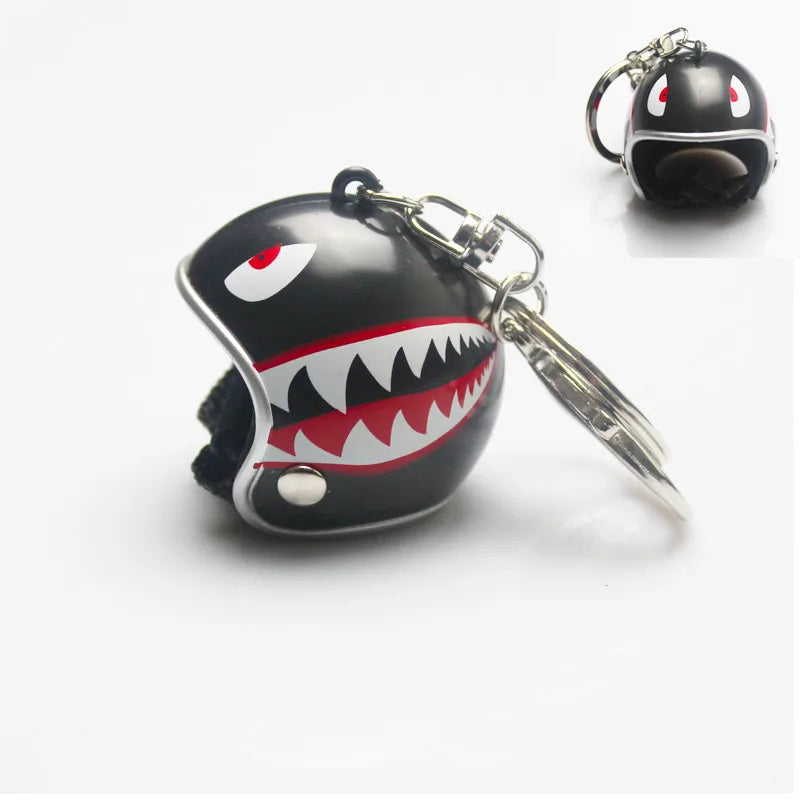 Safety Helmet Car Keychain