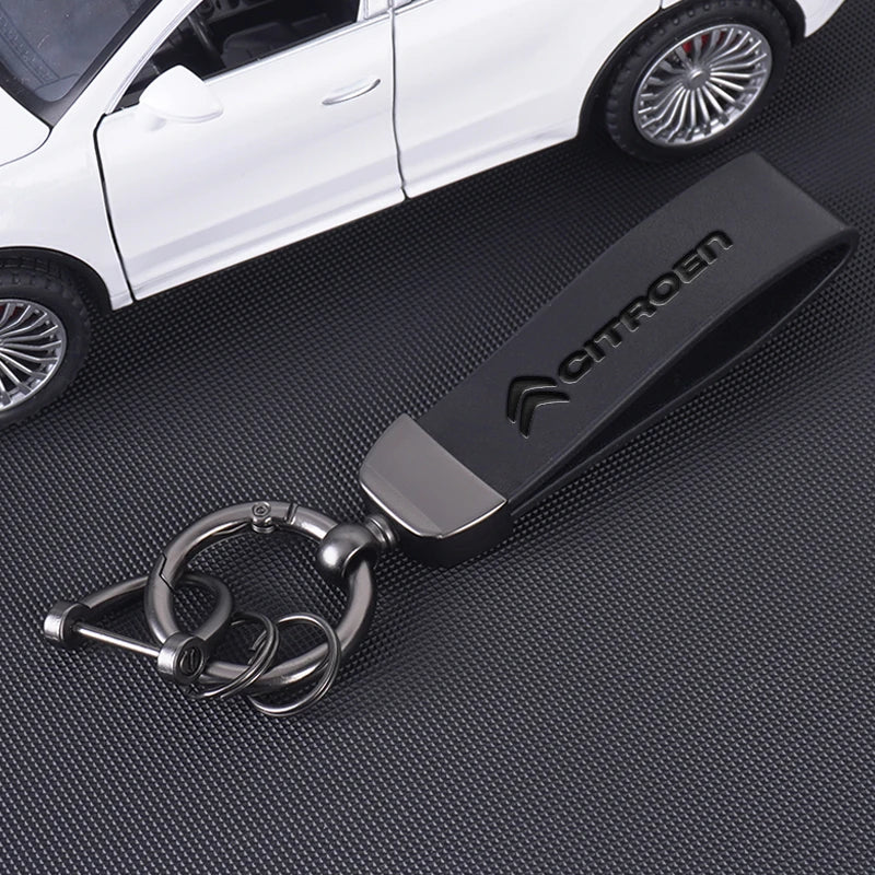 Citroën Leather Keychain
