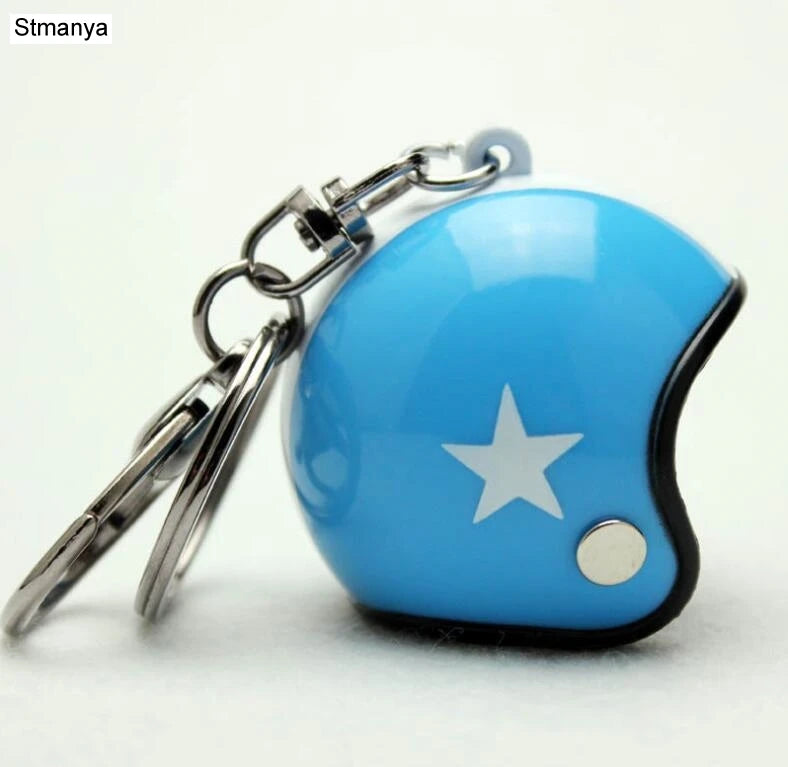 Safety Helmet Car Keychain