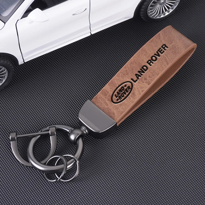 Land Rover Leather Keychain