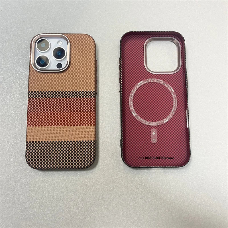 Luxury Carbon Fiber Magsafe IPhone Case