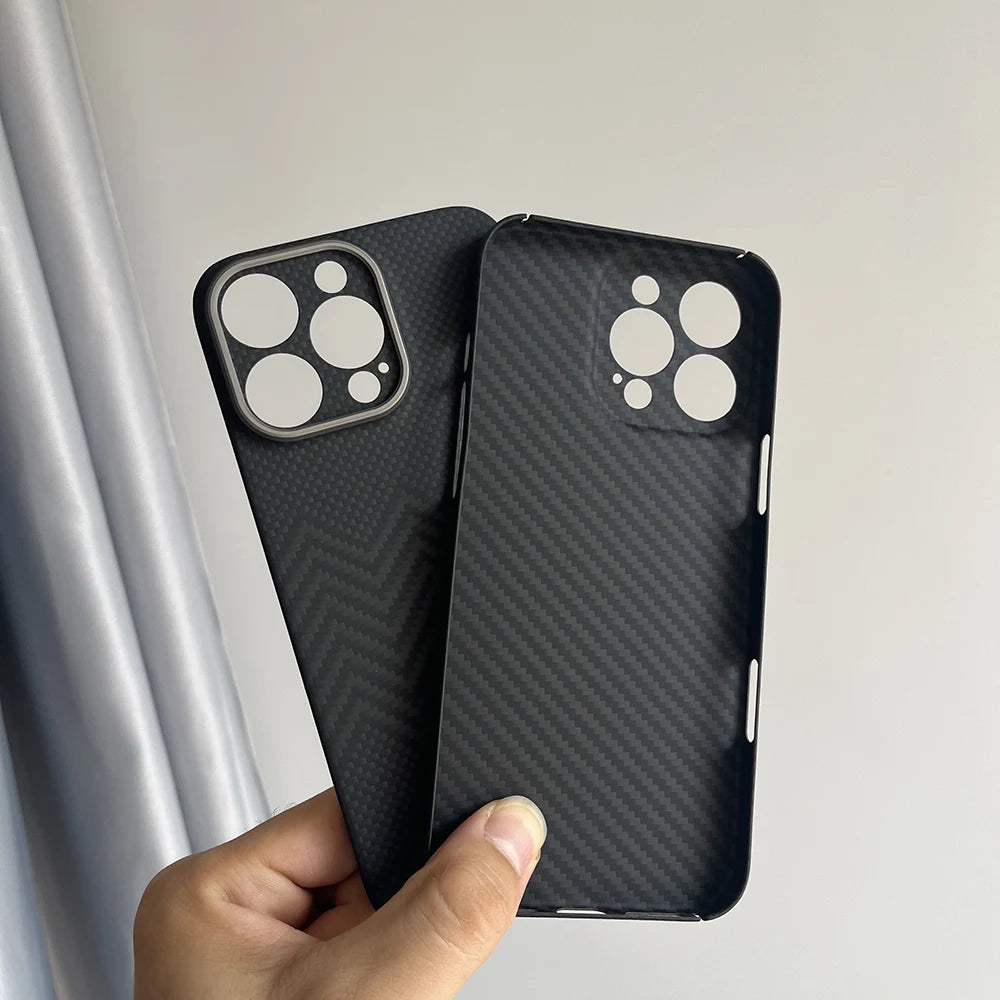 Luxury Hard Carbon Fiber Magsafe IPhone Case