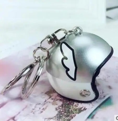 Safety Helmet Car Keychain