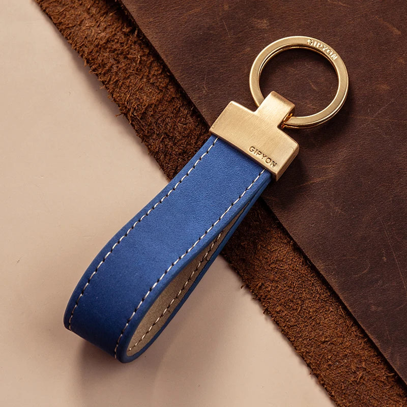 Cow Leather Keychain