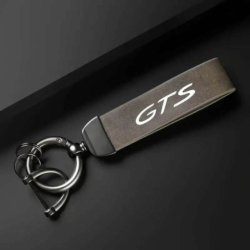 Porsche GTS Leather Keychain
