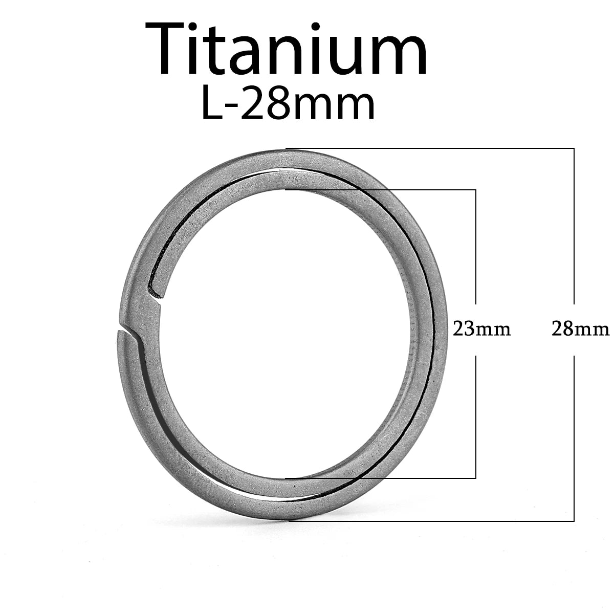 Titanium Keyring