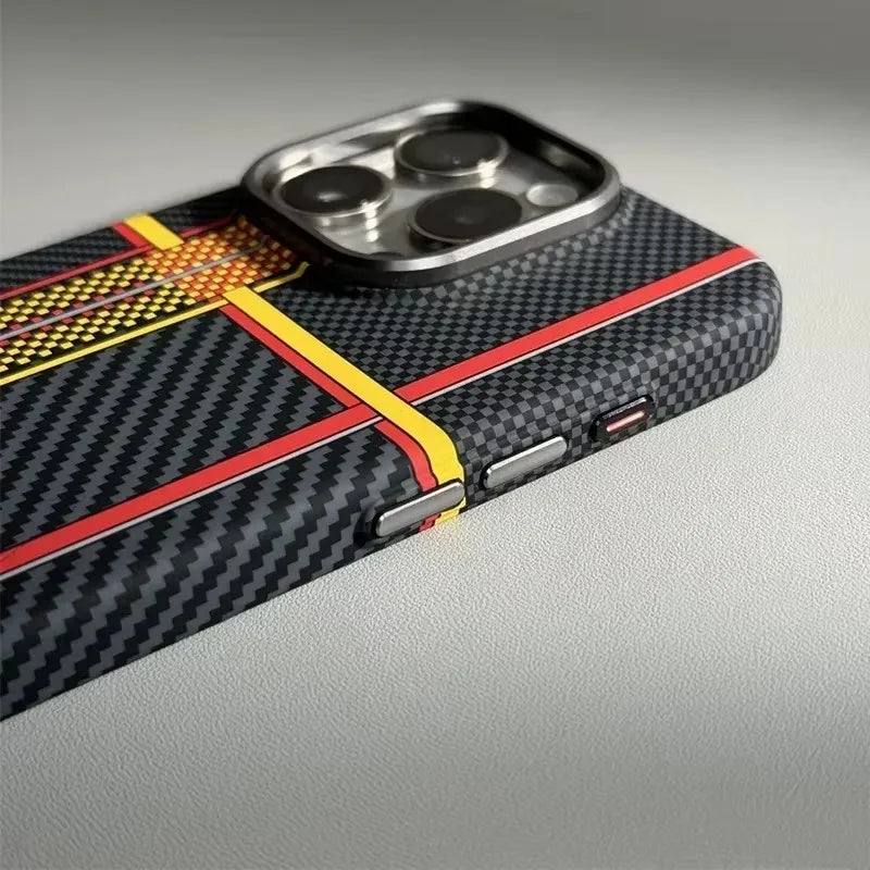 Luxury Carbon Fiber Magsafe IPhone Case