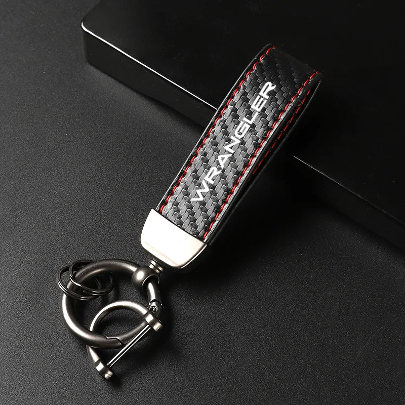 Wrangler Carbon Fiber Keychain