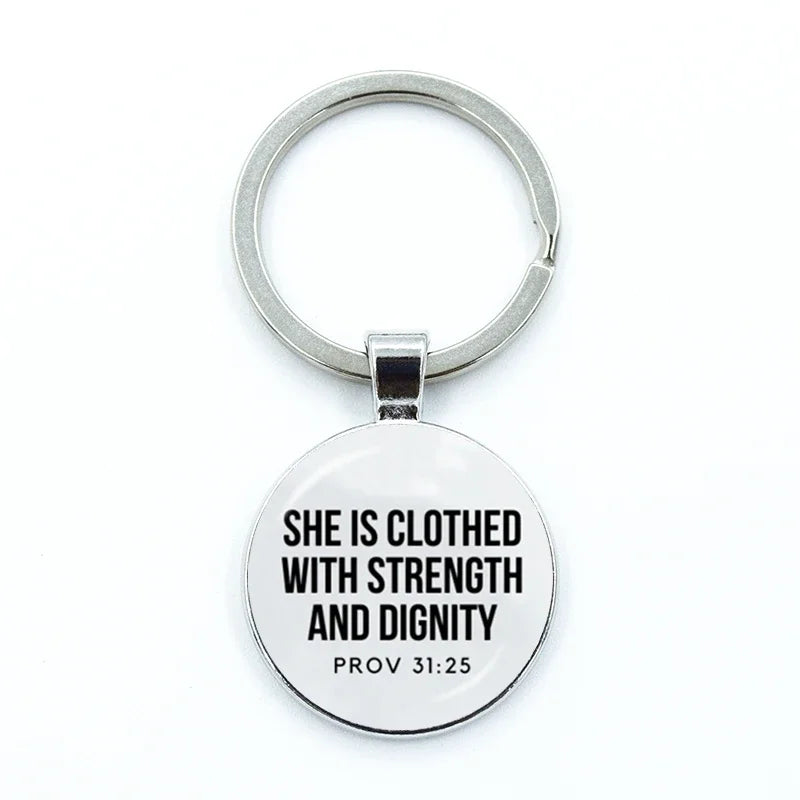 Bible Verse Keychain
