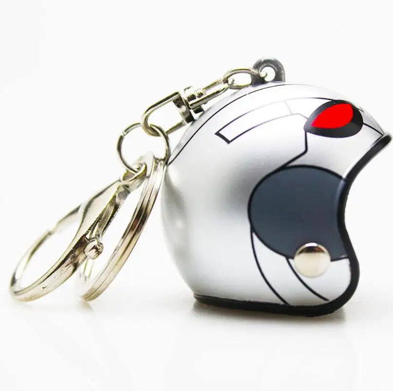 Safety Helmet Car Keychain