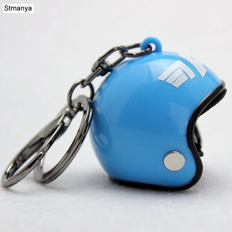 Safety Helmet Car Keychain