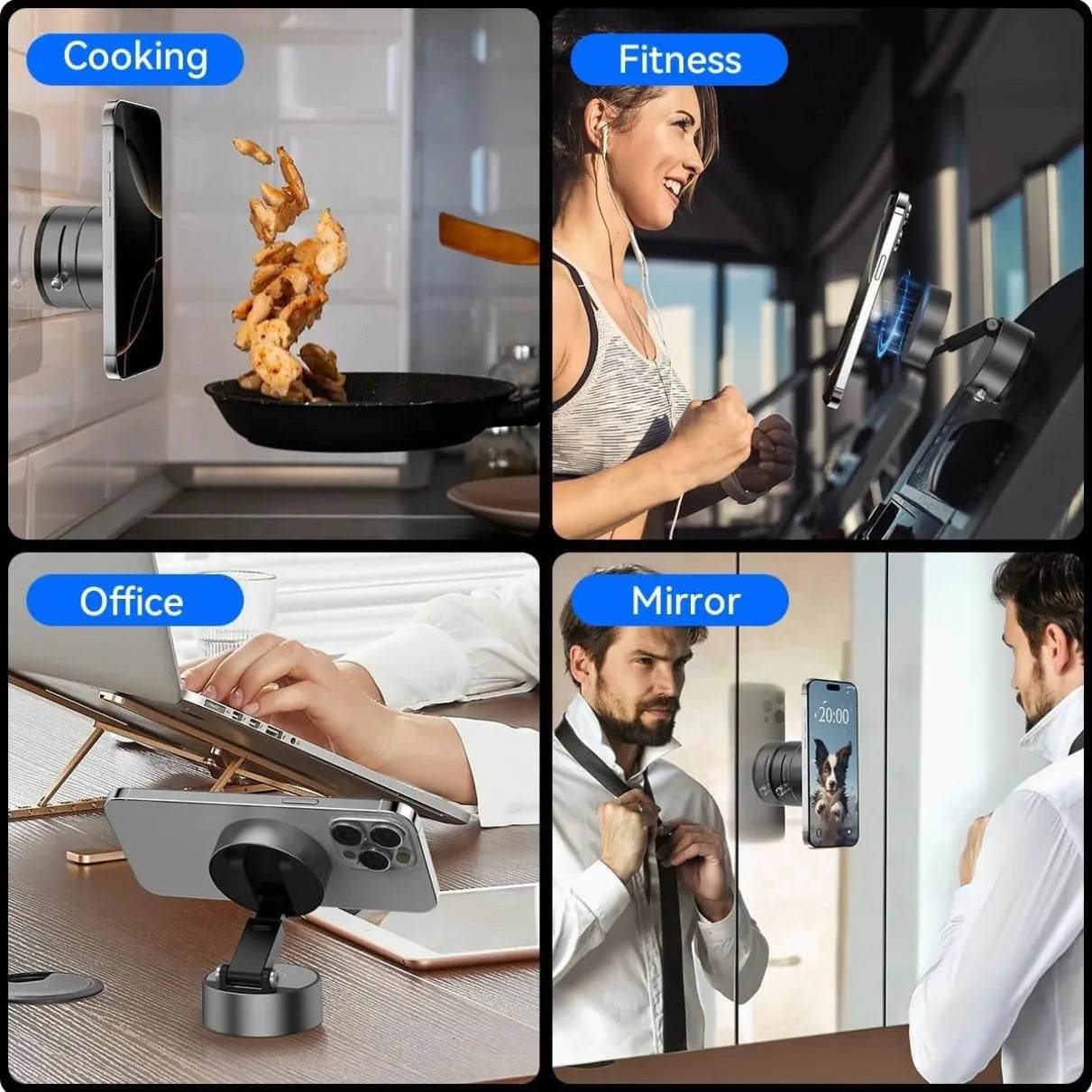 Vacuum Magnetic Phone Holder