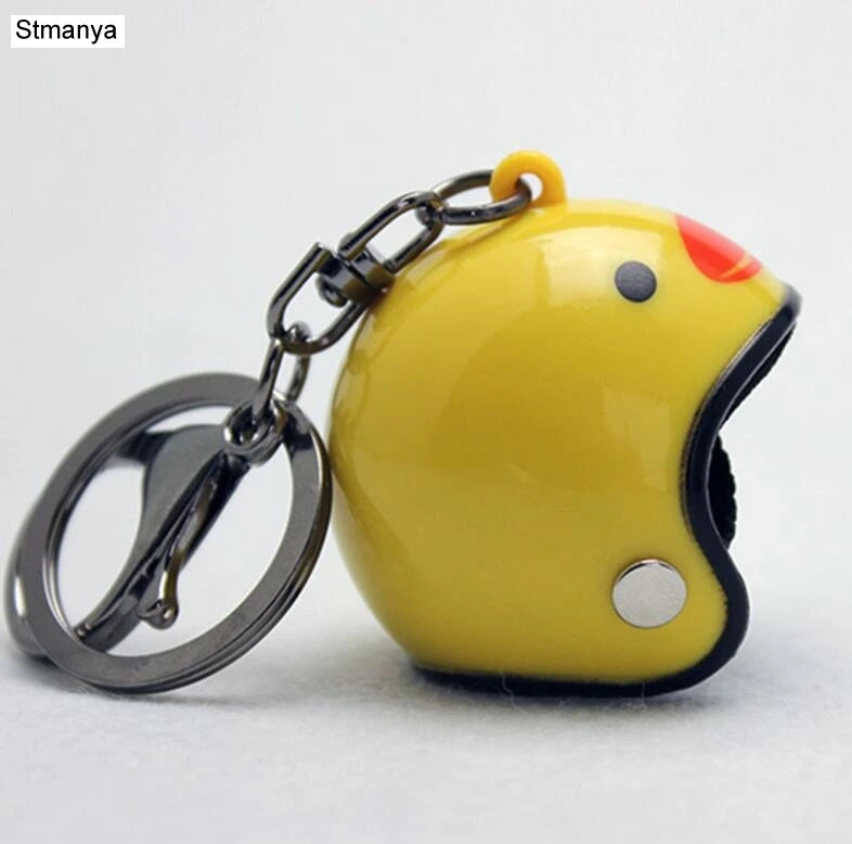 Safety Helmet Car Keychain