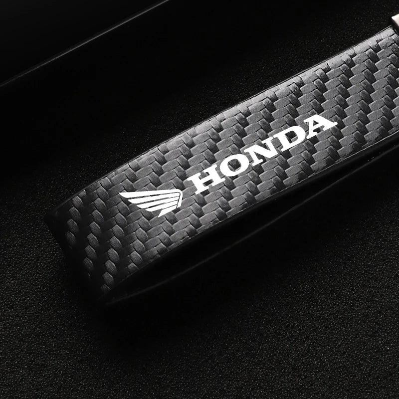 Honda Carbon Fiber Keychain