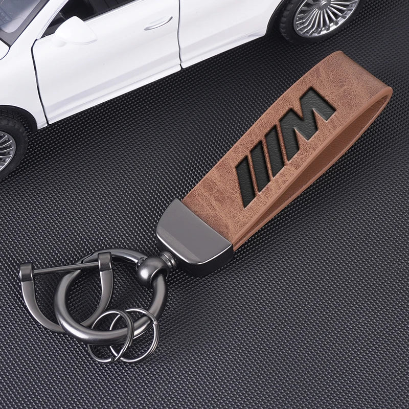 BMW M Luxury Leather Keychain