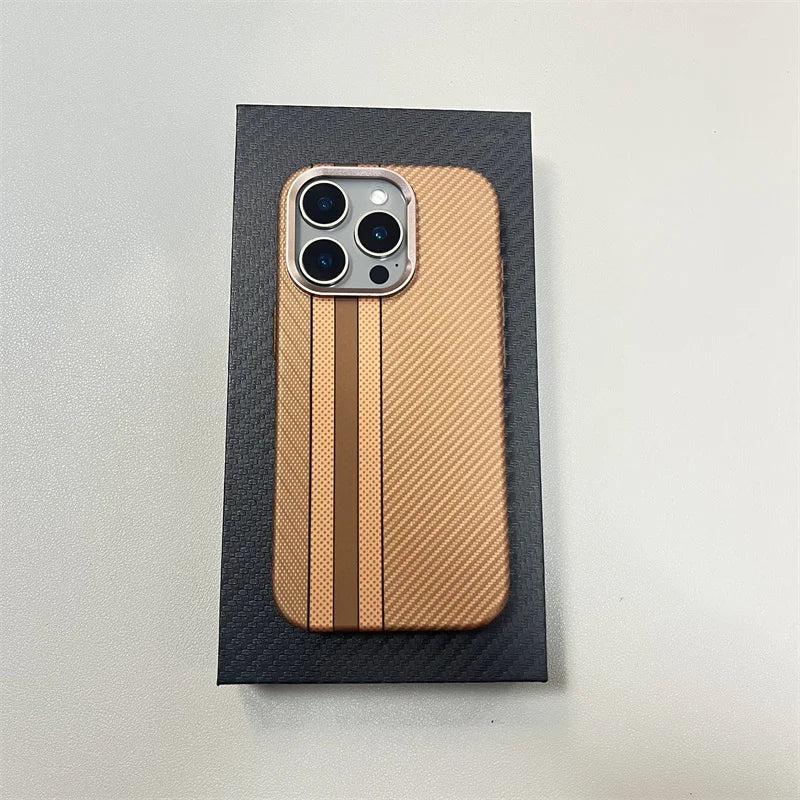 Luxury Carbon Fiber Magsafe IPhone Case