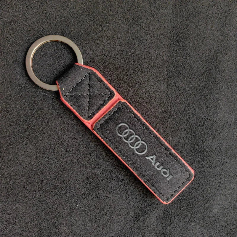 High Leather Keychain for Audi