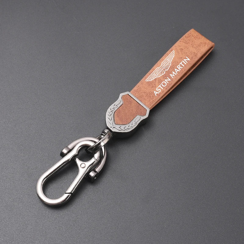 Aston Martin Leather Keychain