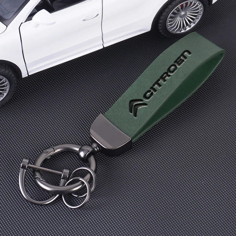 Citroën Leather Keychain
