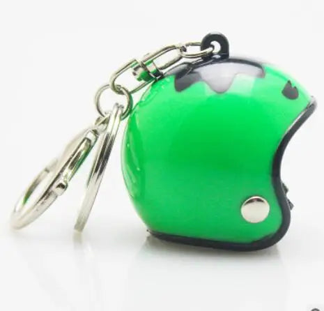 Safety Helmet Car Keychain