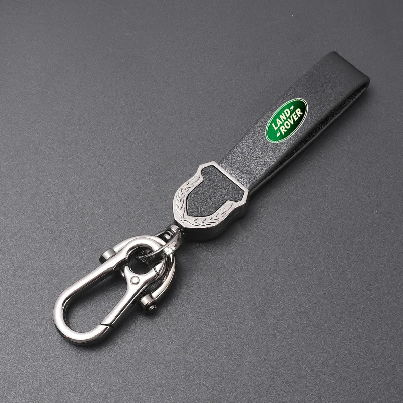 Land Rover Leather Keychain