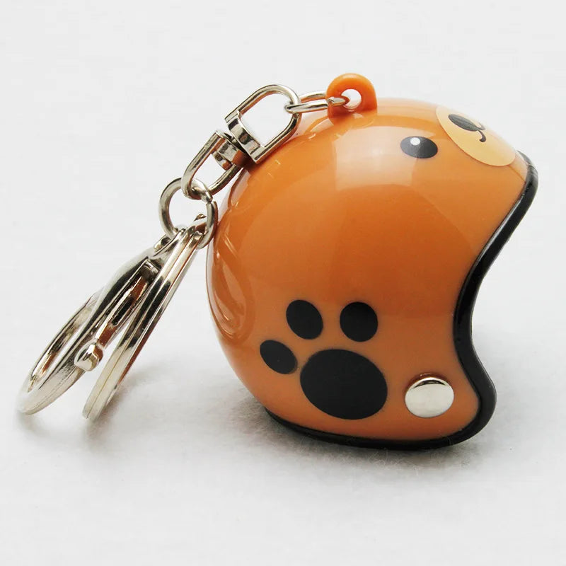 Safety Helmet Car Keychain