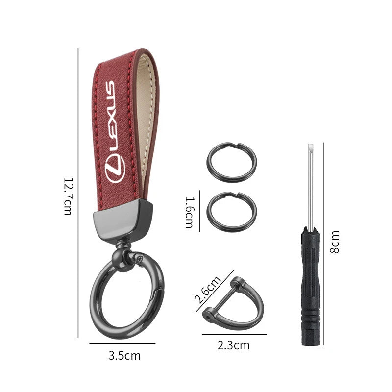 Lexus Leather Keychain