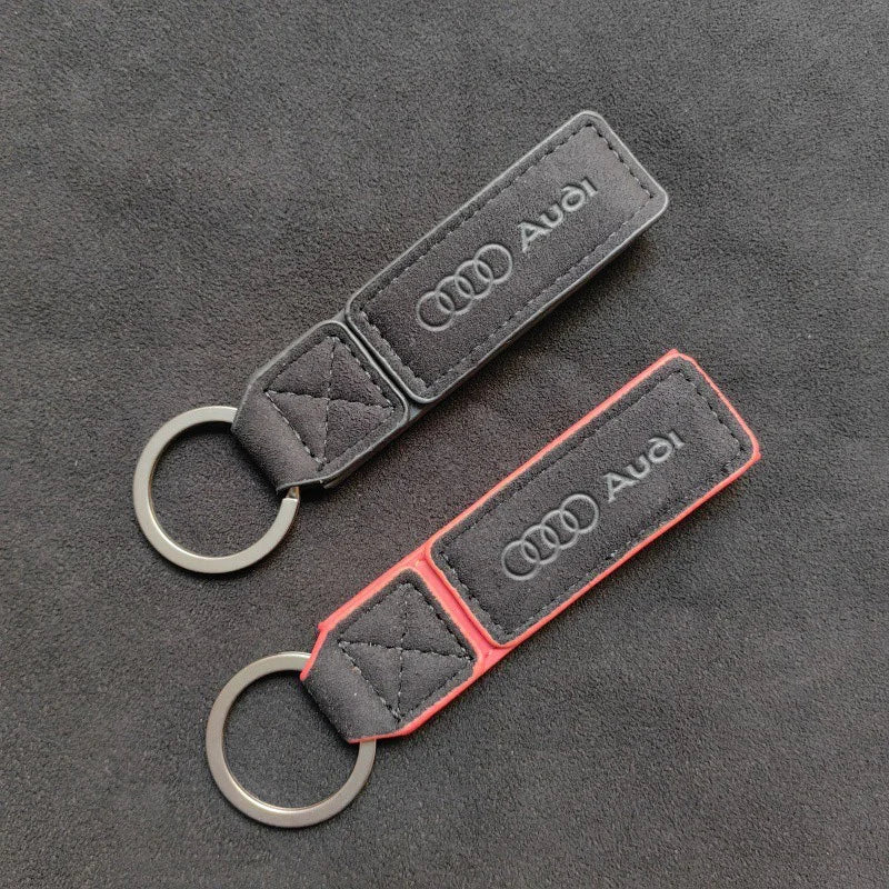 High Leather Keychain for Audi