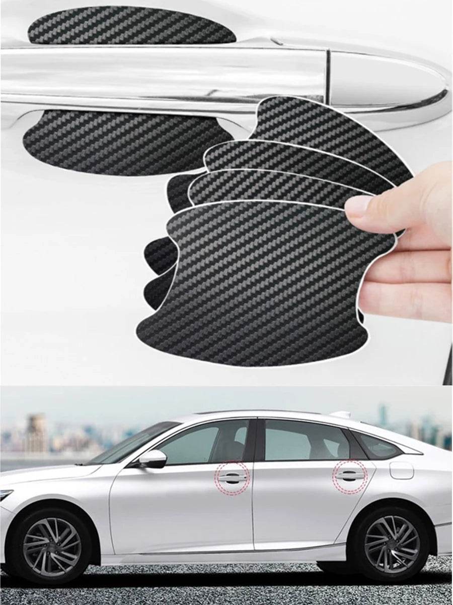 4pc Car Door Handle Bowl Scratch Protective Sticker