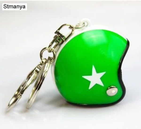 Safety Helmet Car Keychain