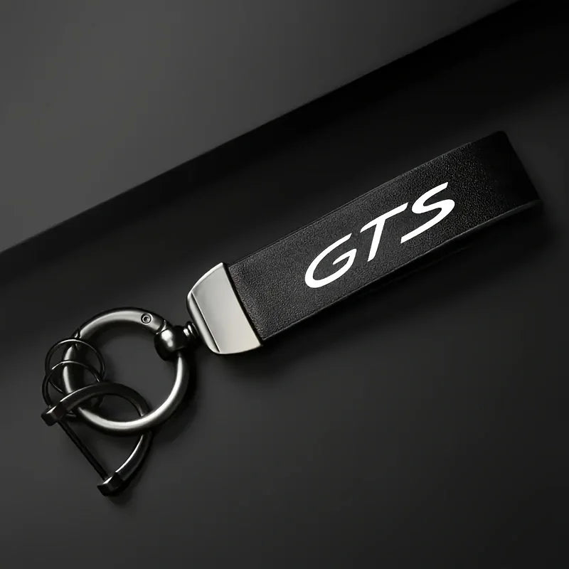 Porsche GTS Leather Keychain