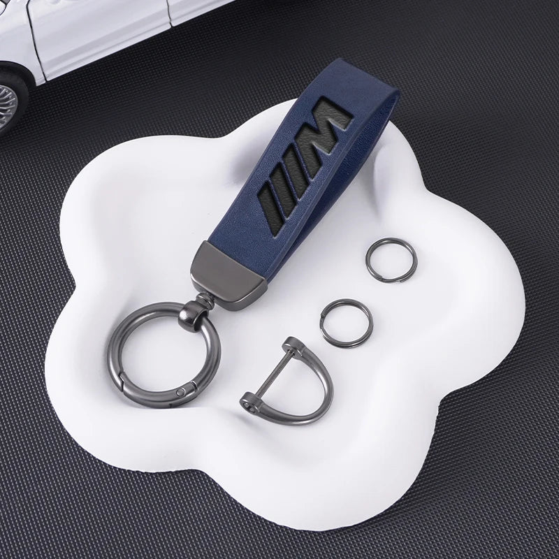 BMW M Luxury Leather Keychain
