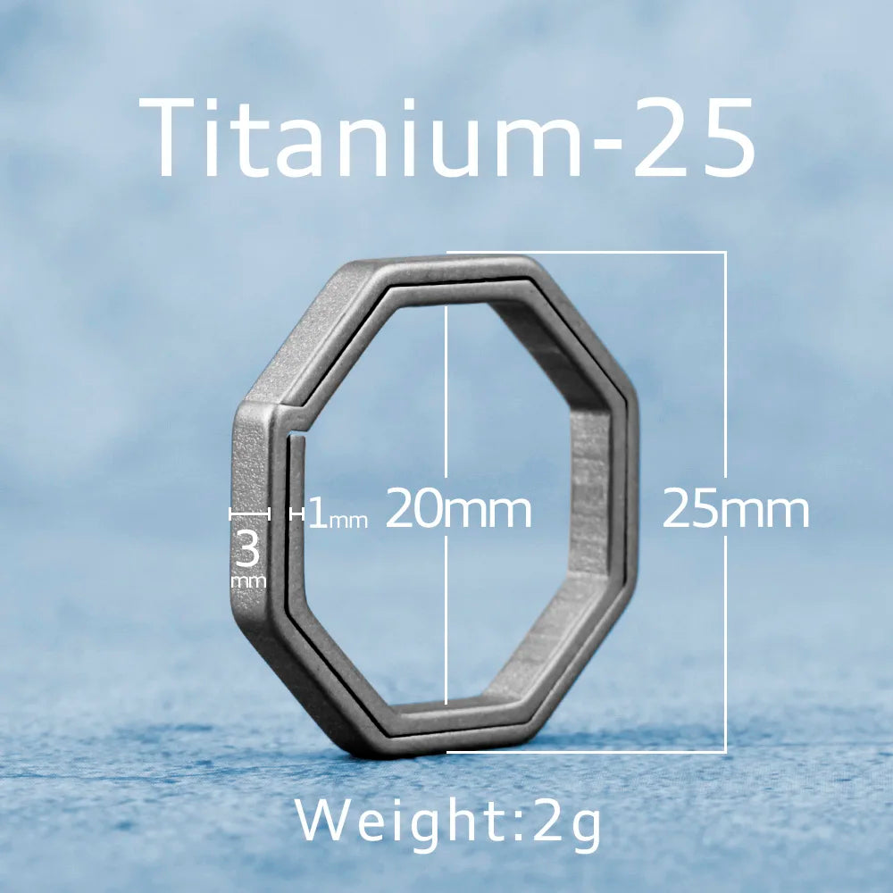 Titanium Keyring