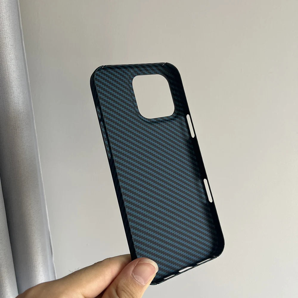 Luxury Hard Carbon Fiber Magsafe IPhone Case