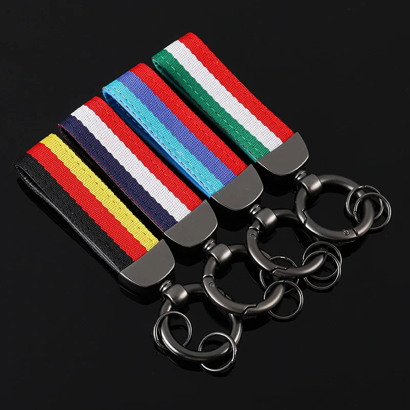 Metal Flags Keychain