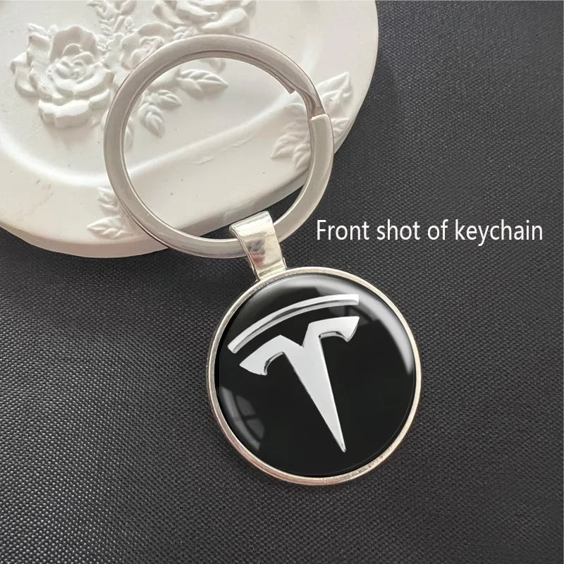 Tesla Aloy Keychain