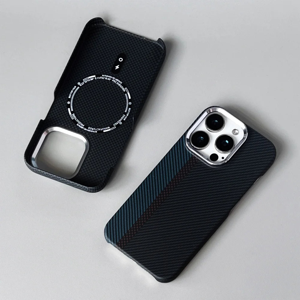 Luxury Carbon Fiber Magsafe IPhone Case
