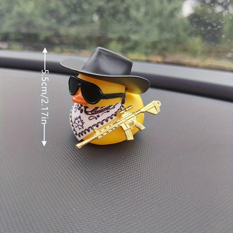 Cute Cowboy Hat and Rifle Duck