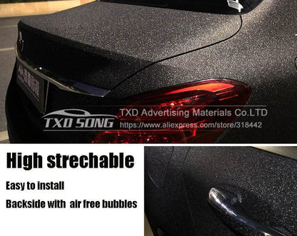 Premium Black glitter Vinyl