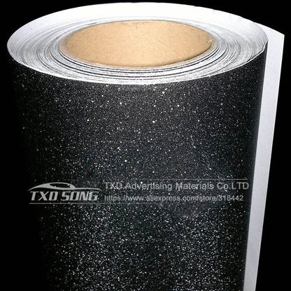 Premium Black glitter Vinyl