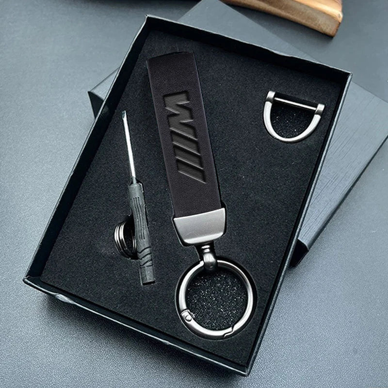 BMW M Luxury Leather Keychain