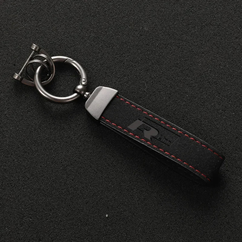Volkswagen R-Line Leather Keychain