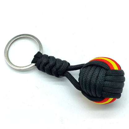 Woven Rope Ball Keychain