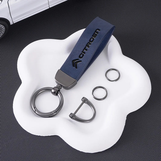 Citroën Leather Keychain