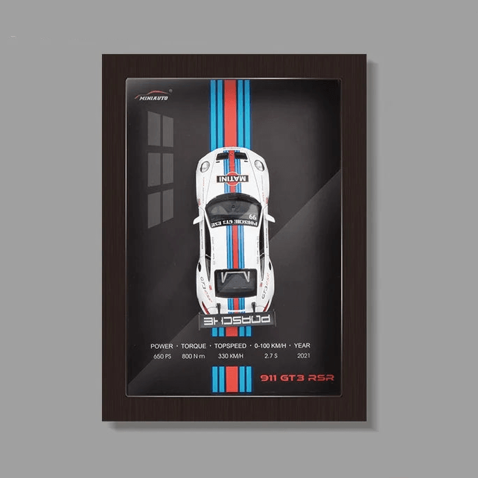 911 GT3 RSR 3D Metal Racing Car Frame