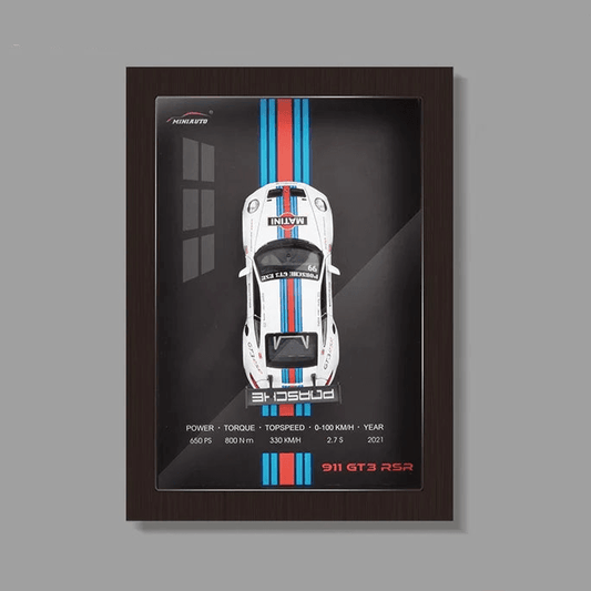 911 GT3 RSR 3D Metal Racing Car Frame