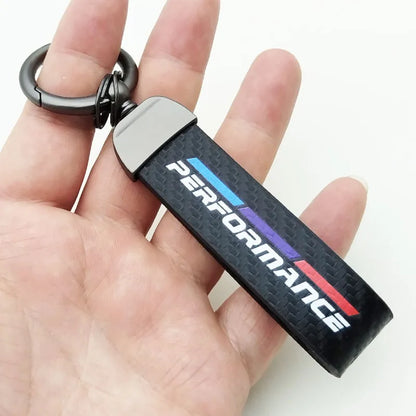 BMW Performance Fabric Keychain