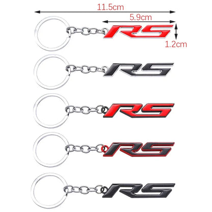 Chevrolet RS Metal Keychain