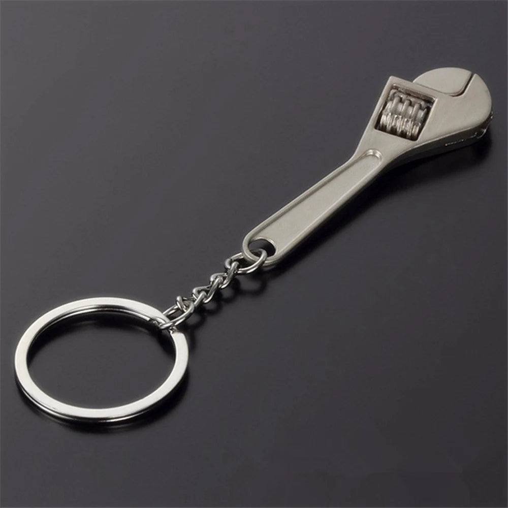 Wrench Metal Keychain